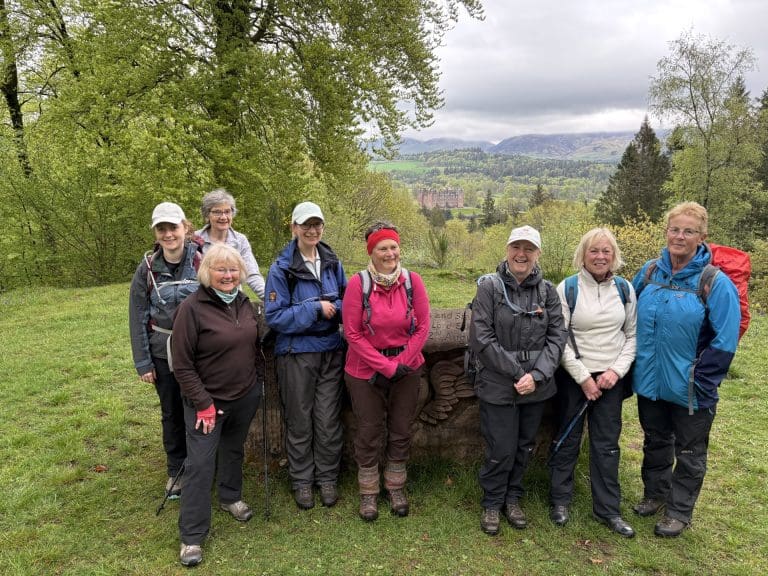 Dumfries and District Ramblers Take a Walk Into History