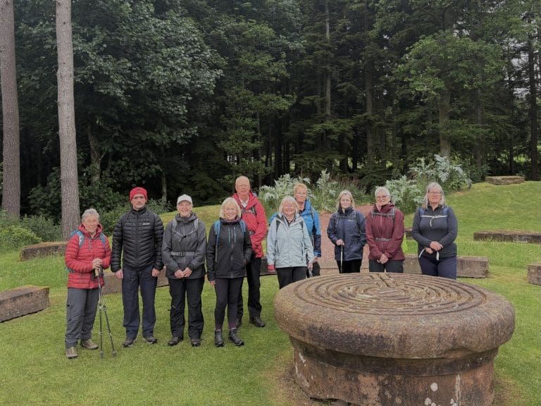 Dumfries and District Ramblers enjoy Dalswinton