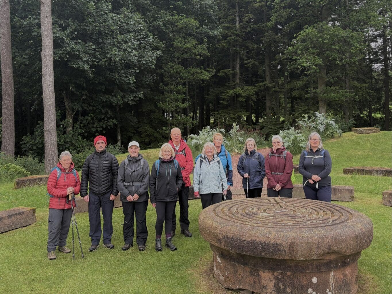 Dumfries and District Ramblers enjoy Dalswinton