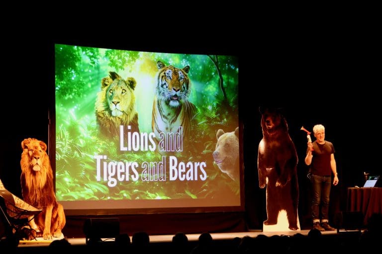 GORDON BUCHANAN BRINGS MORE TALES OF LIONS AND TIGERS AND BEARS TO DUMFRIES