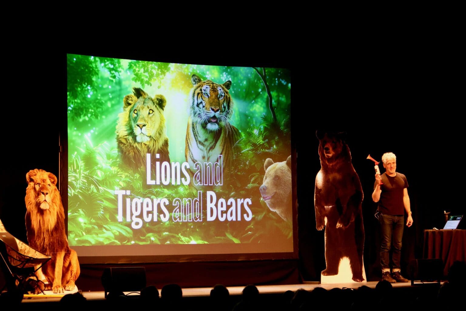 GORDON BUCHANAN BRINGS MORE TALES OF LIONS AND TIGERS AND BEARS TO DUMFRIES